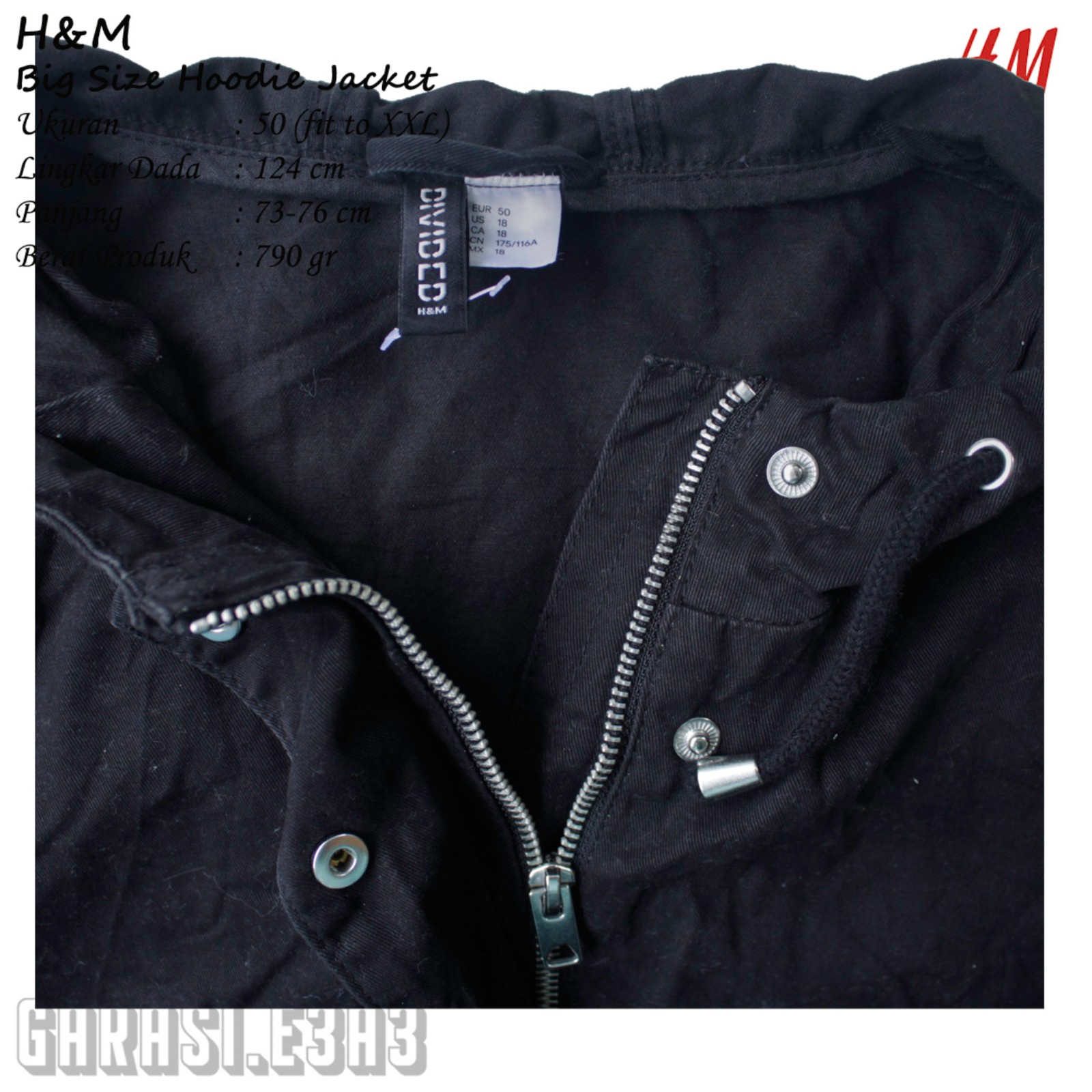 Ukuran hoodie outlet h&m