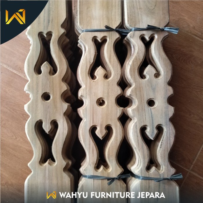 Pagar kayu jati ornamen ukir jepara Lazada Indonesia