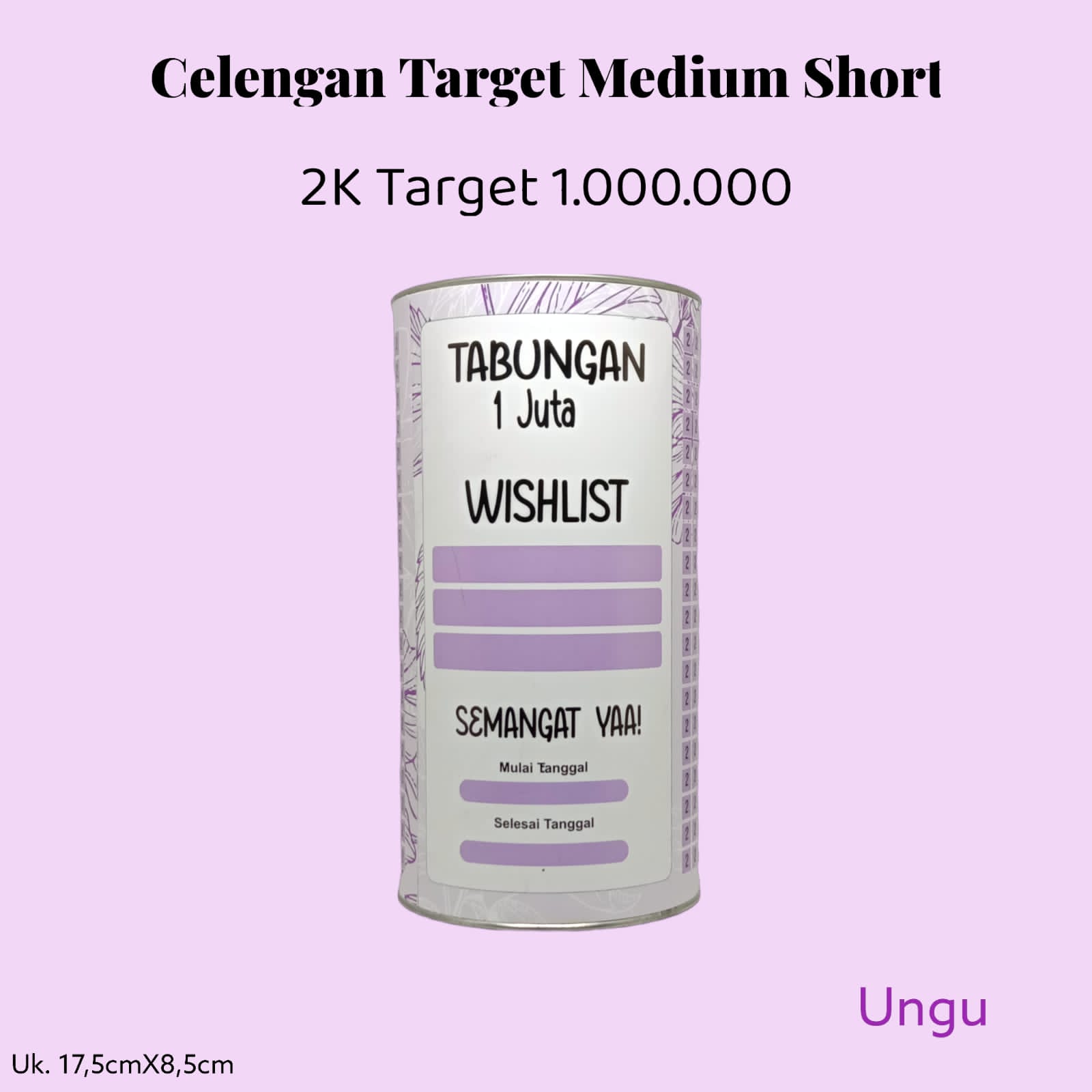 Celengan Target Viral 2k Target 1jt Tabungan Target Murah Celengan Unik