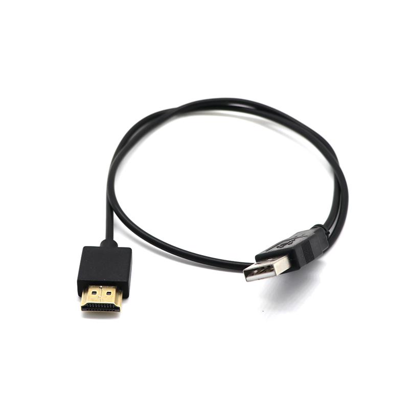 Hdmi 1.4 Male To Usb 2.0 Plug Adapter Connector Charger Converter Cable. 