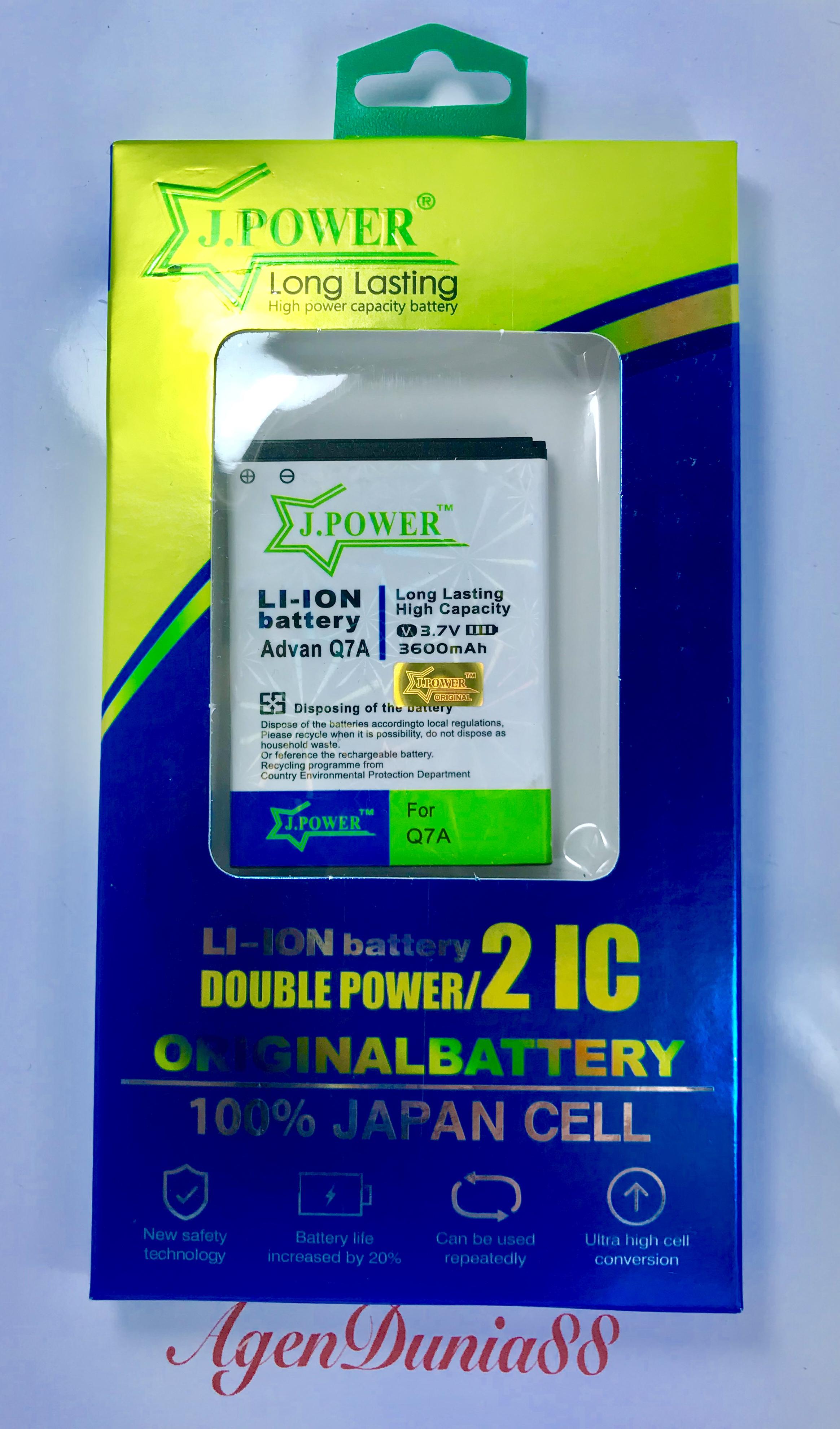 BATERAI ADVAN VANDROID Q7A J.POWER DOUBLE POWER - 3600MAH