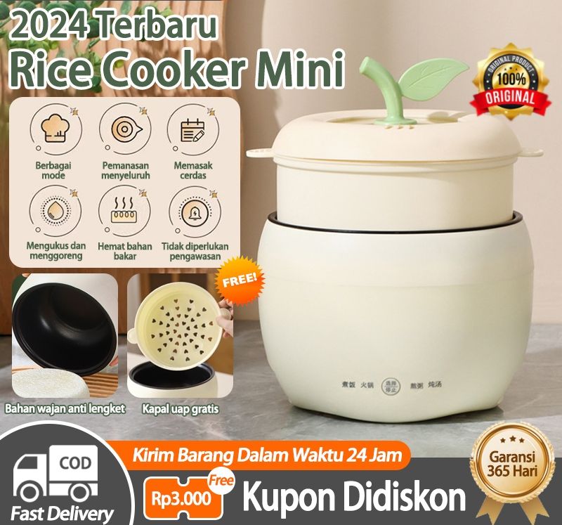 Rice Cooker Mini 1.8L Mejikom Kecil Mengukus Dan Memasak Rice Cooker ...