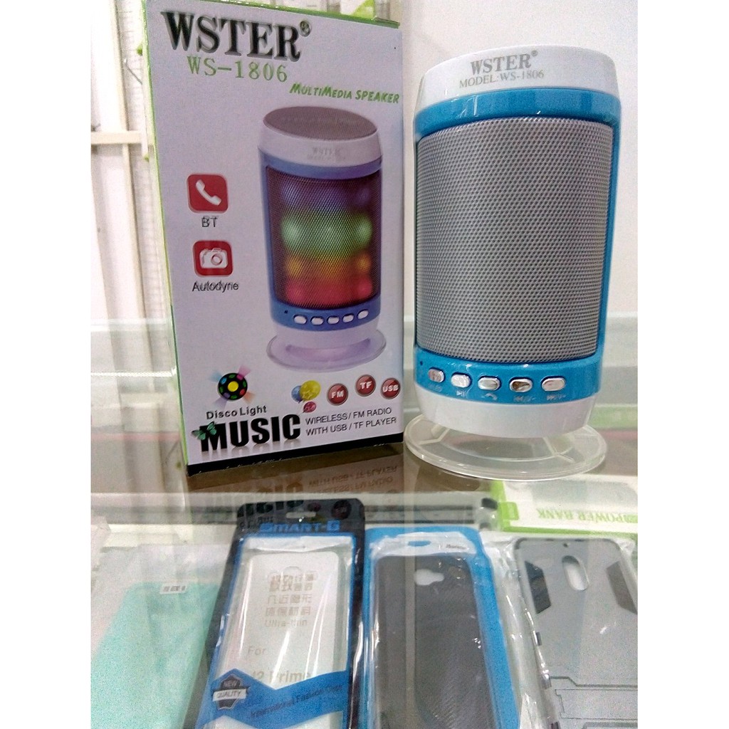 SPEAKER WS-1806 Super Bass Bluetooth 