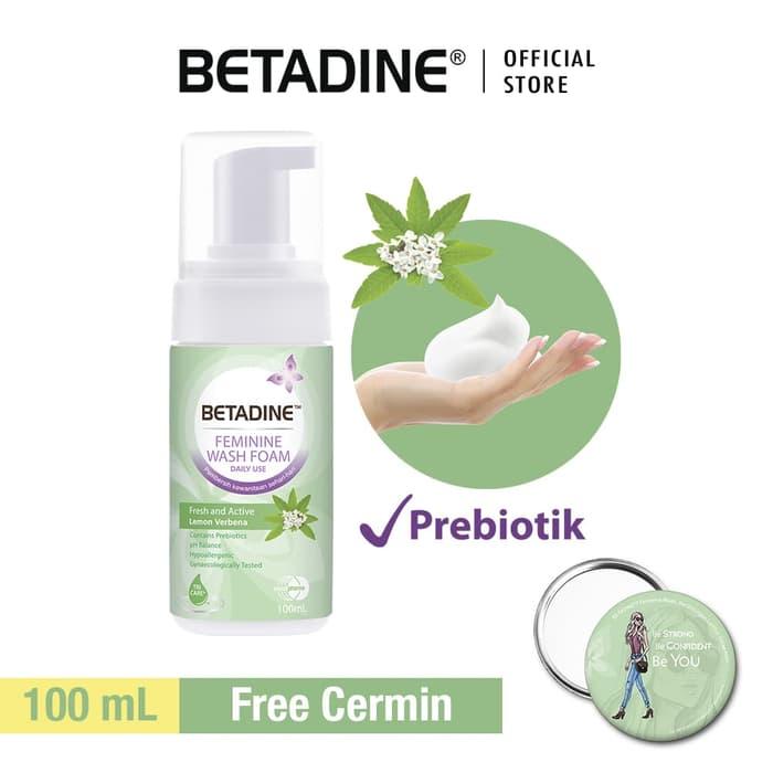 PROMO BETADINE Feminine Wash Foam Fresh and Active Lemon Verbena 100 mL - bGDtugvL