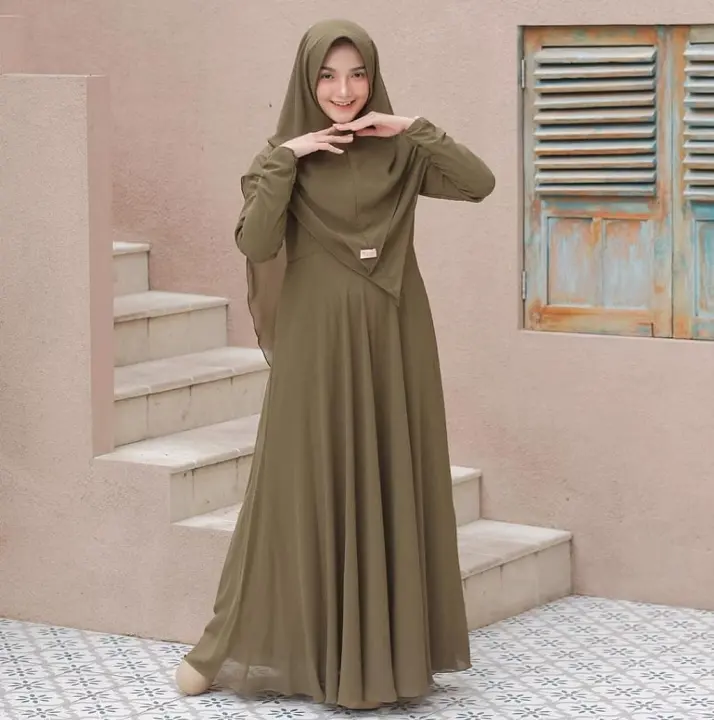 Cod Mayra Syari Khimar Moscrepe Baju Gamis Wanita Muslim Panjang Gamis Terbaru 2020 Supplier Pakaian Dewasa Bandung Murah Ootd Fashion Hijab Terbaru Syar I Kerudung Trendy Lazada Indonesia