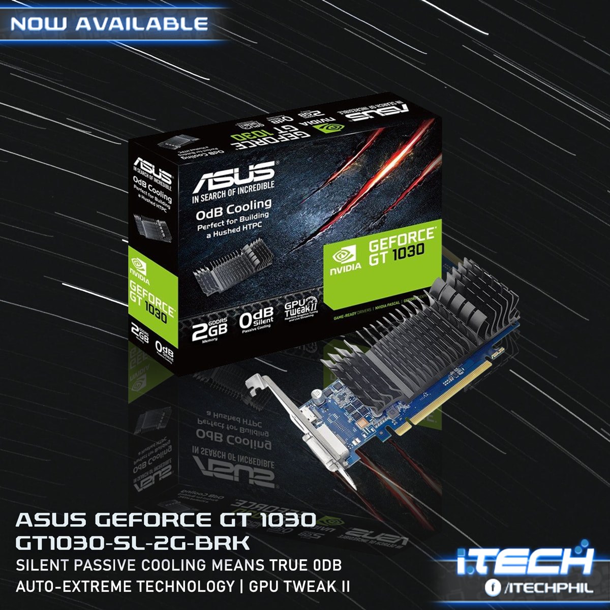 ASUS GeForce GT 1030 Silent 2GB GDDR5 | Lazada Indonesia