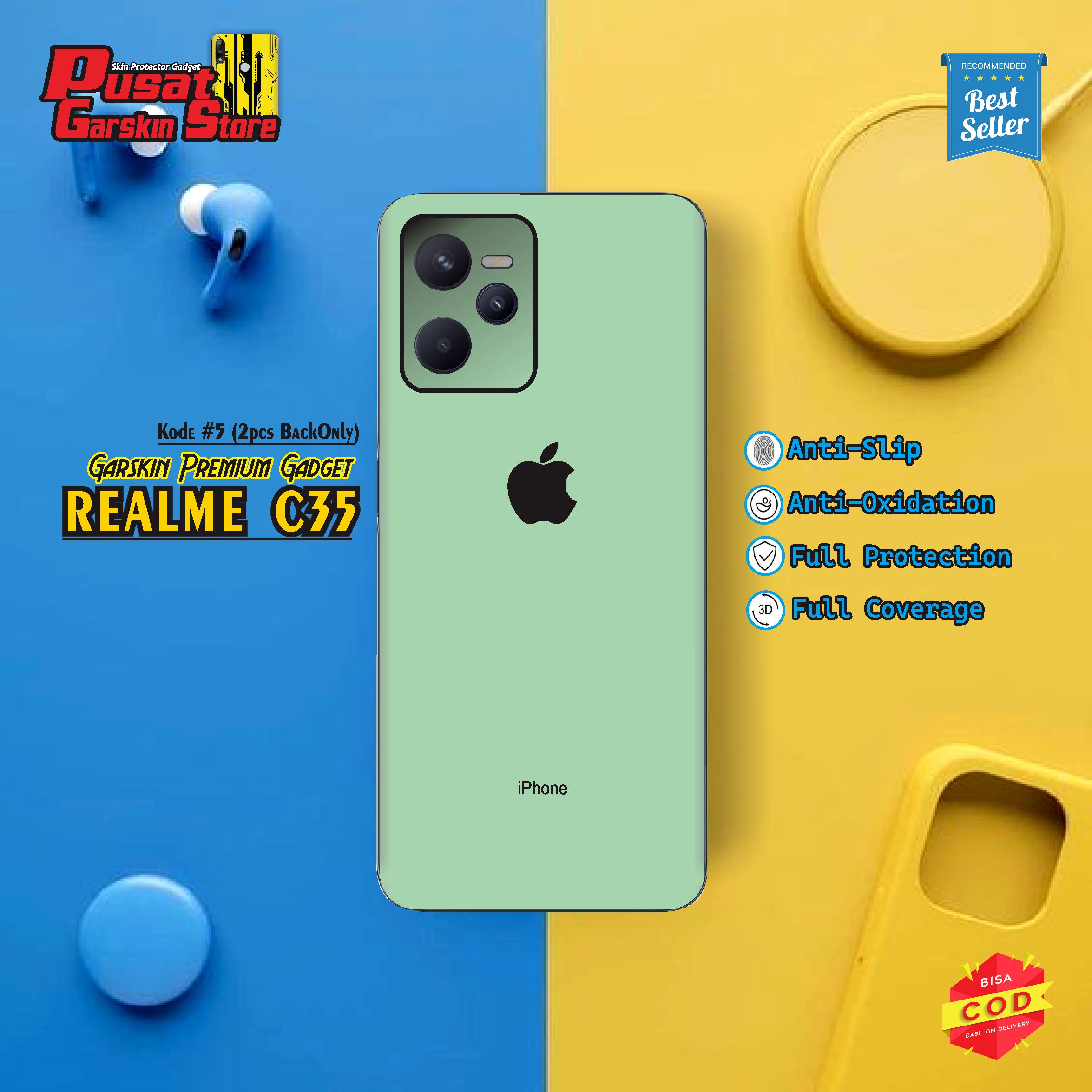 realme c35 iphone sticker