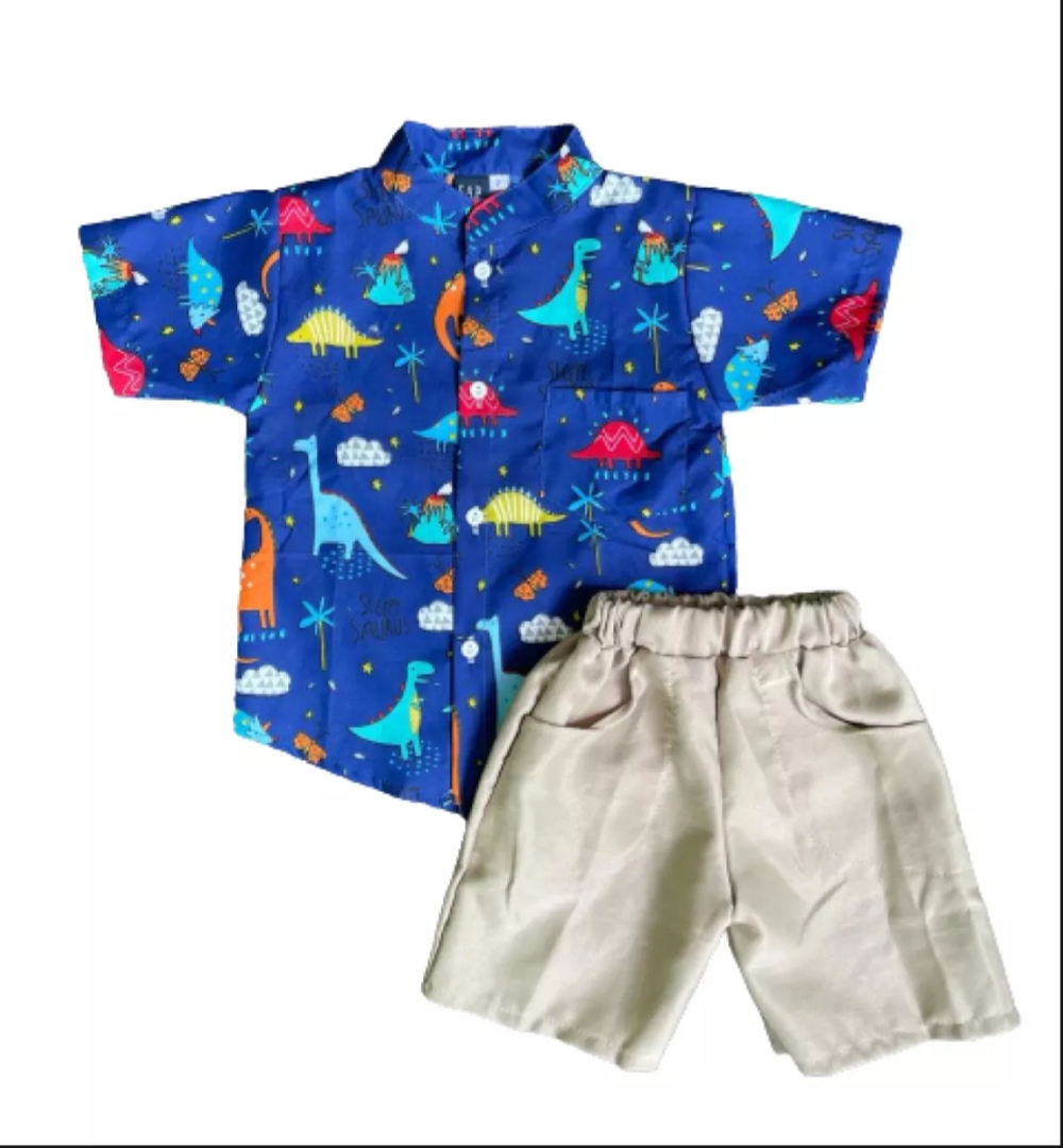 Jual baju anak kemeja setelan laki laki 