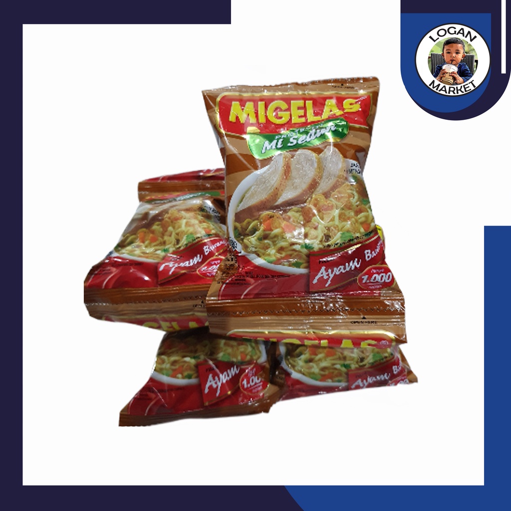 Mie Gelas Migelas Renceng 10 Pcs Sachet 10pcs All Varian Ayam Bawang