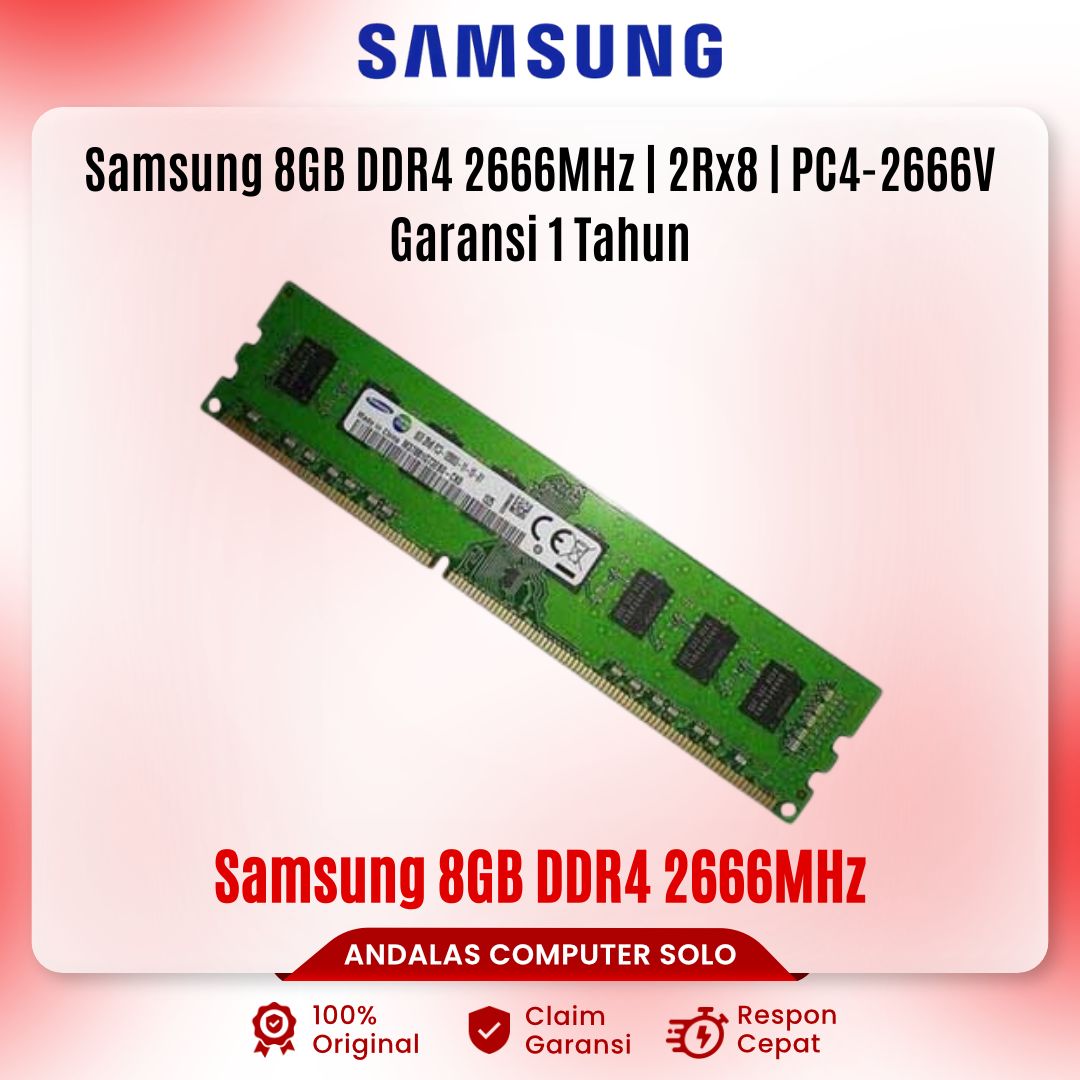 SAMSUNG PC4-2666V DDR4 デスクトップPC用メモリ 8GB 1枚 (送料無料