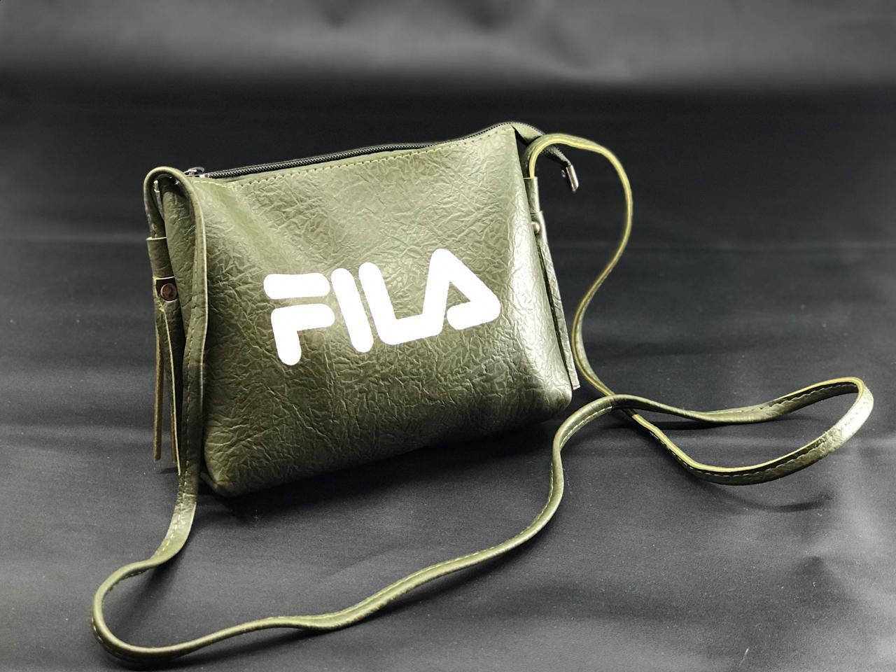 Tas Selempang FILA SQUARE SMALL SLING BAG IMPORT - GREEN (752) / Tas Selempang Fila / Tas Fila Import / Tas Fila Wanita / Tas Selempang Fila Import / Tas Selempang Wanita / Tas Import Murah / Tas Cewek / Tas Fila Import Murah / Tas Fashionable