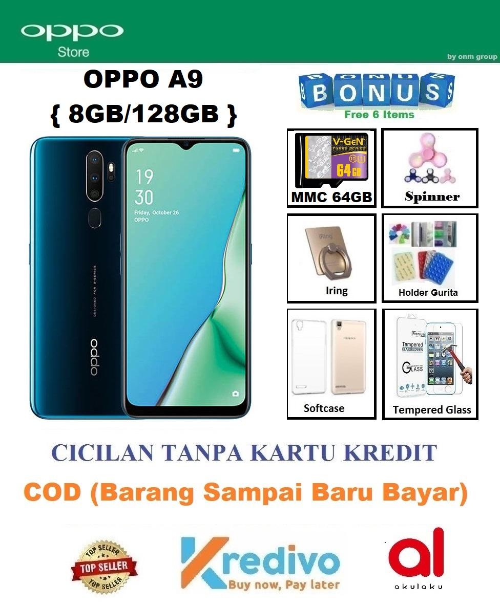 Oppo A9 8GB/128GB - Bisa Cicilan Tanpa Kartu Kredit + Paket 6Acc (Bisa COD, Garansi resmi)