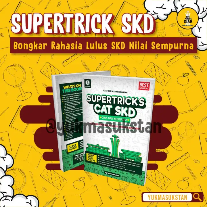 Paling Dicari Buku Supertricks Cara Cepat Dan Kata Kunci Skd Cpns Dan Sekolah Kedinasan Lazada Indonesia