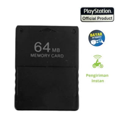 MMC Memory Card PS2 PlayStation 2 - 64MB Hitam MC
