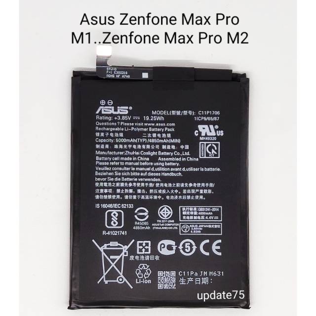 Baterai Original Asus Zenfone Max pro M1 ZB601KL X00TD Max pro M2