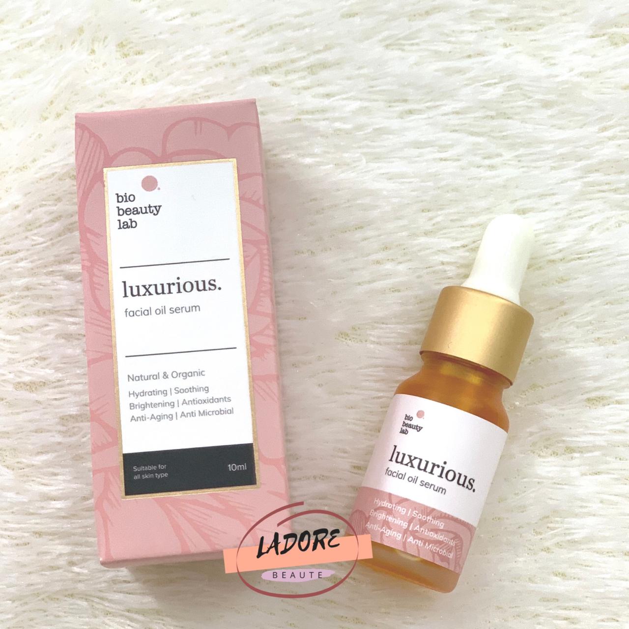 luxurious facial oil serum