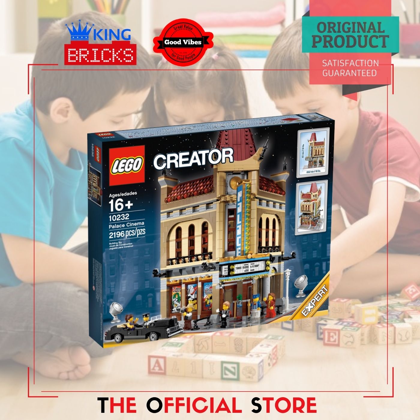 LEGO Original CREATOR EXPERT 10232 Palace Cinema Mainan Anak