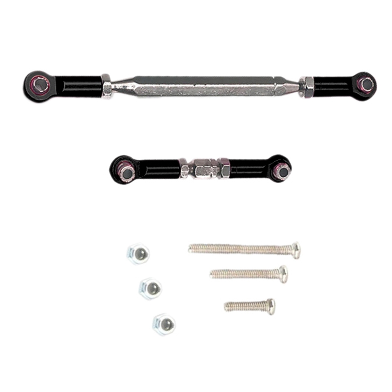 2PCS Metal Tie Rod Universal Upgraded Servo Steering Pull Rods
