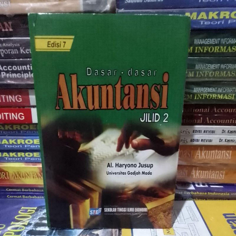 Dasar Dasar Akuntansi Edisi 7 Jilid 2 By Al Haryono Jusup Lazada 