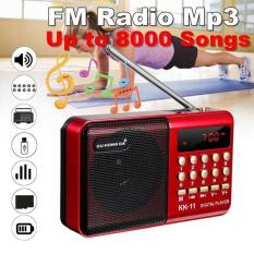 K11 FM Cầm tay Kỹ Thuật Số FM USB TF MP3 Cầm Tay Loa Sạc Mini