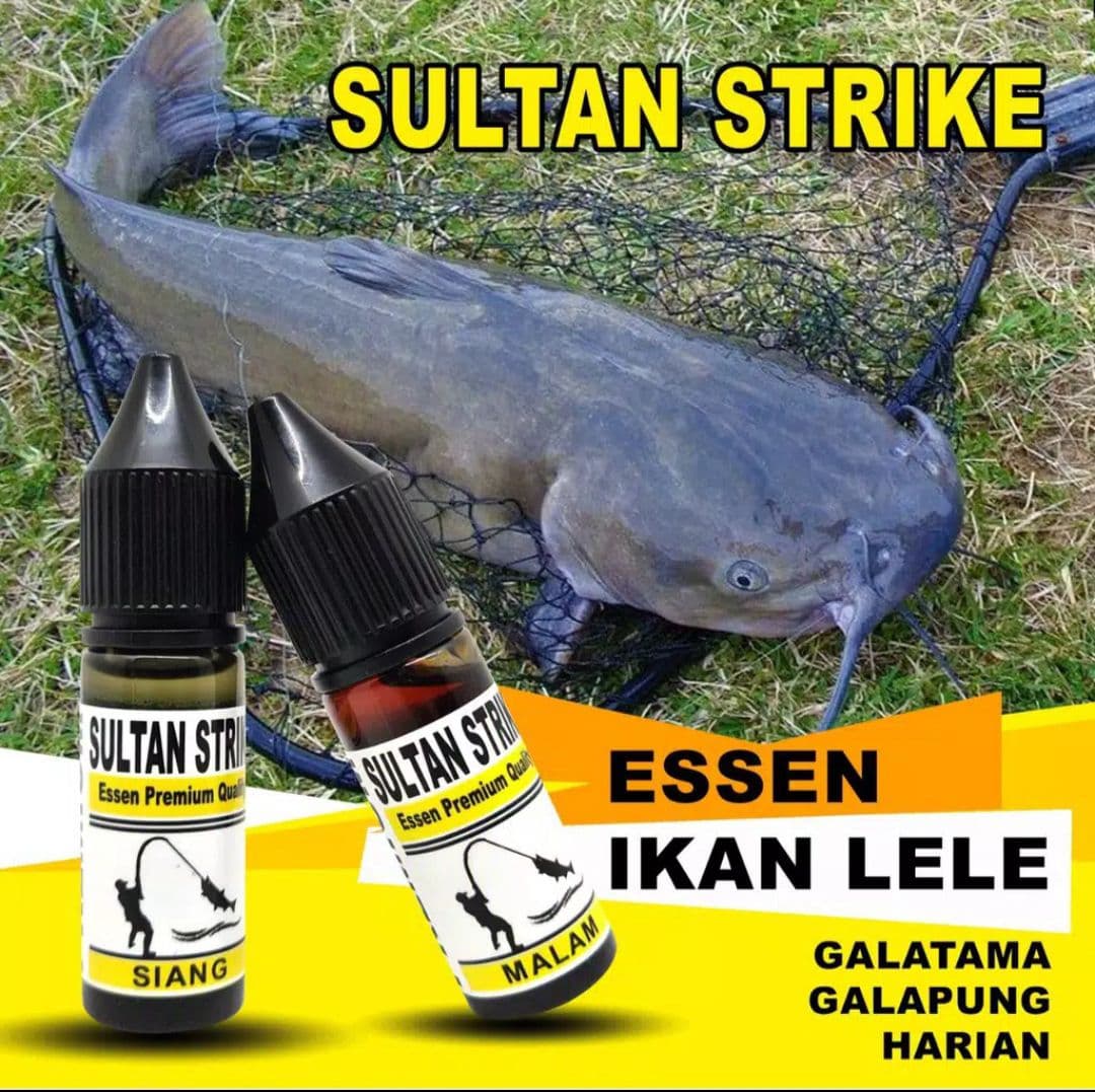 1 Botol Lele Essen Mancing Strike Sultan Jagonya Mancing Ikan Lele