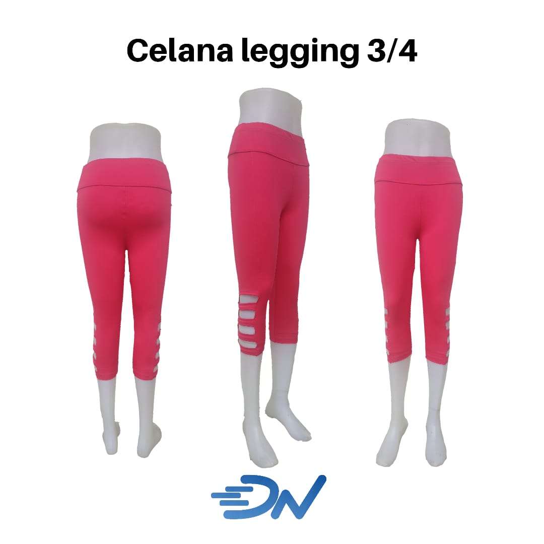olahraga wanita celana yoga warna pink 