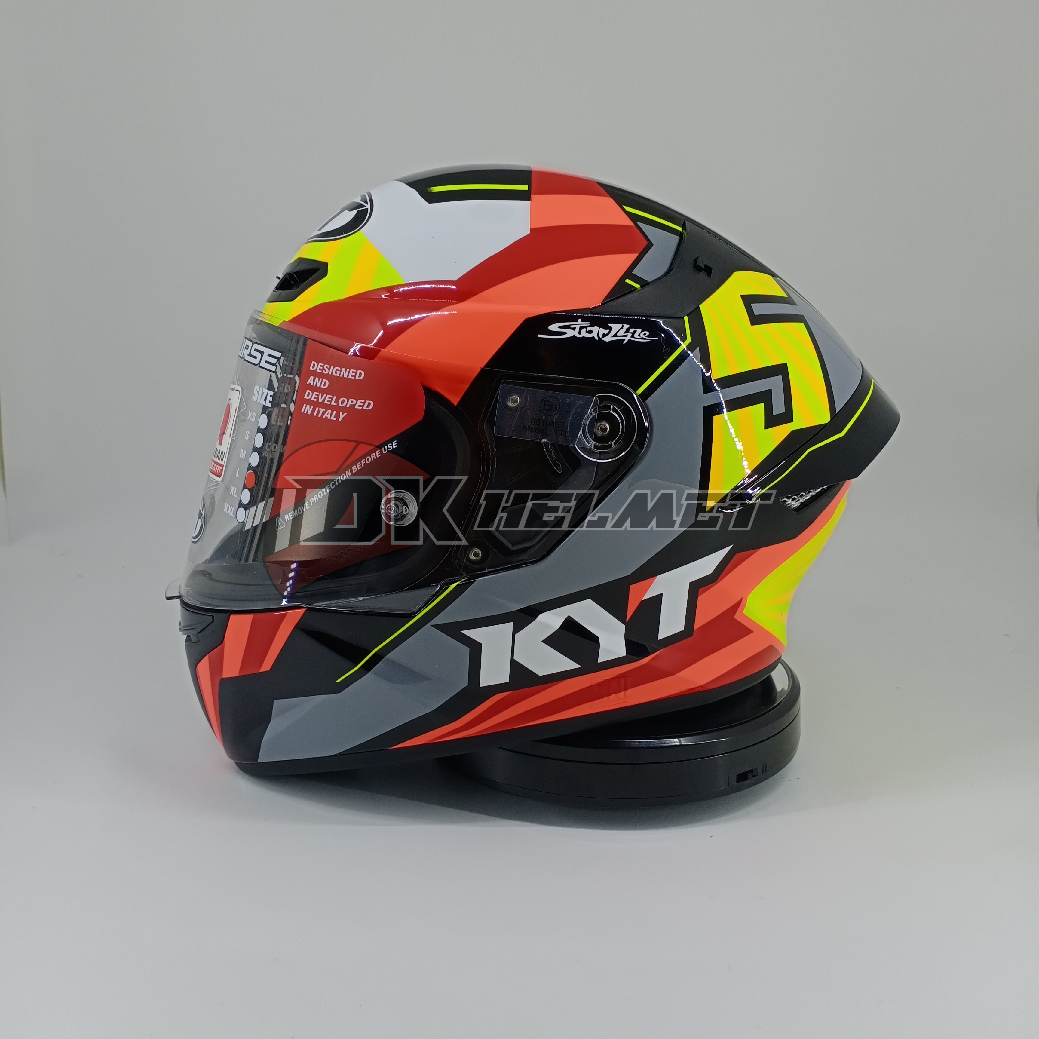 Helm Full Face KYT TT Course TTC Flux Jaume Masia 2019 Original