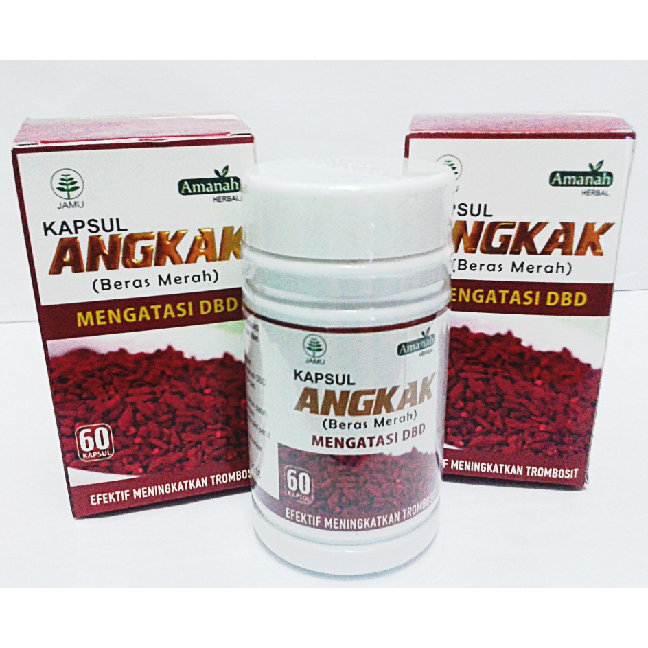 Kapsul Angkak Beras Merah 2c Obat Demam Berdarah