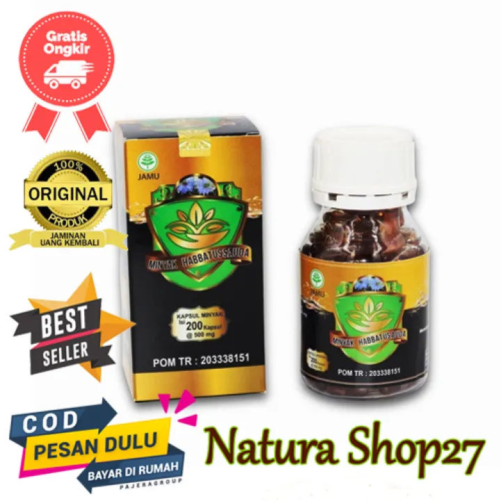 Minyak Habbatussauda Oil Murni Habbasy Asyfa Asli 200 Kapsul Lazada Indonesia