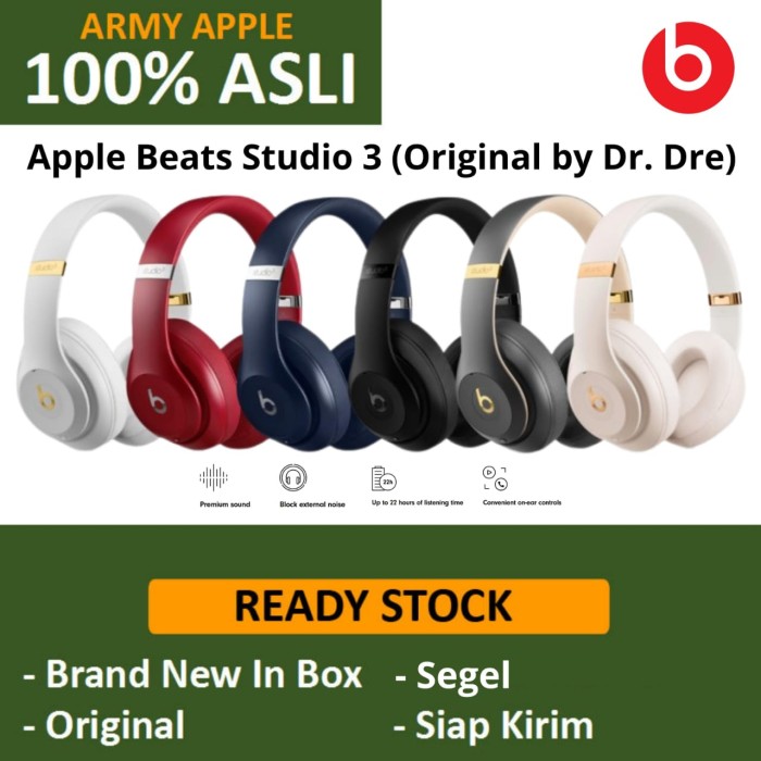 Jual Beats Studio 3 Wireless Blue 