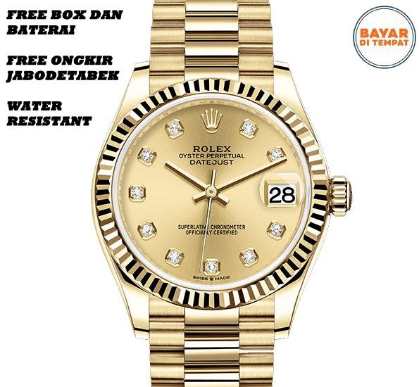 Rolex Submariner Jam Tangan WANITA Water Resistant / Anti Air Bisa Dibawa / Dipakai Berenang - Bahan Premium Ori Stainless Steel anti karat - Bisa Bayar Ditempat / COD - FREE ONGKIR Kasual / Formal Fashion / Sport / Army Militer Military - Couple Goals