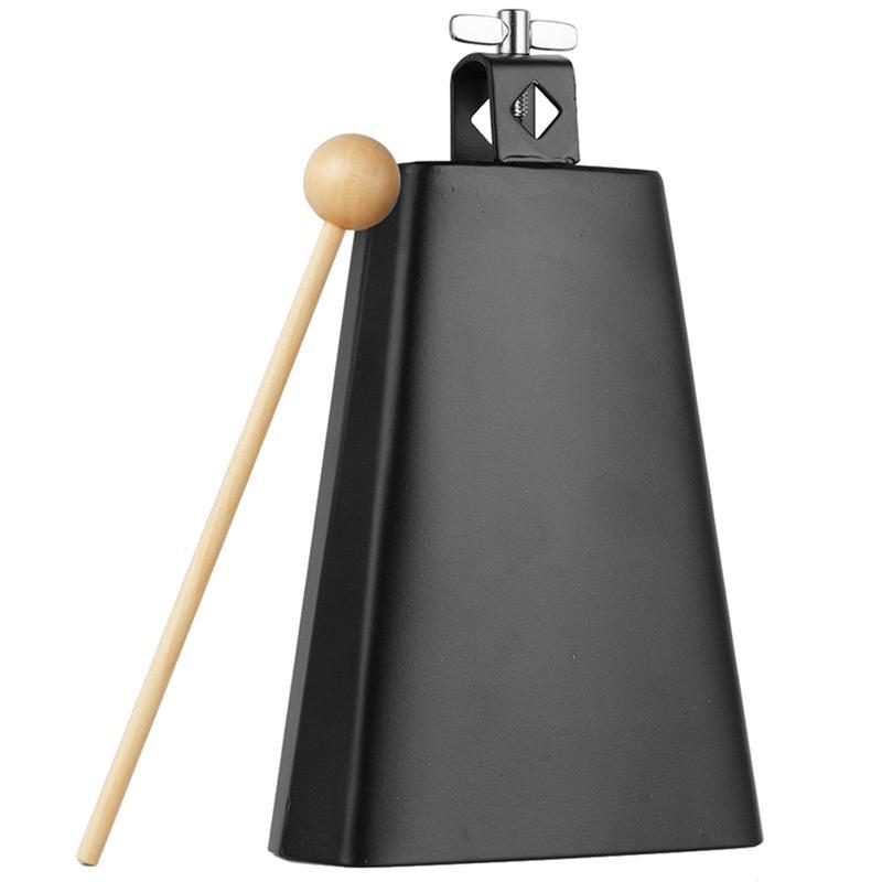 for Drum Kit Accessory 7 inch Metal Cow Bell Percussion Drum Kit