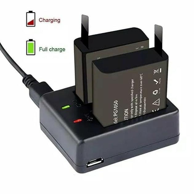 dual desktop charger for xiaomi yi discovery - thiEYE - NEXPRO- sjcam - bpro - bcare - eken - sbox - kogan - sportcam - w8 - w9 - xpro