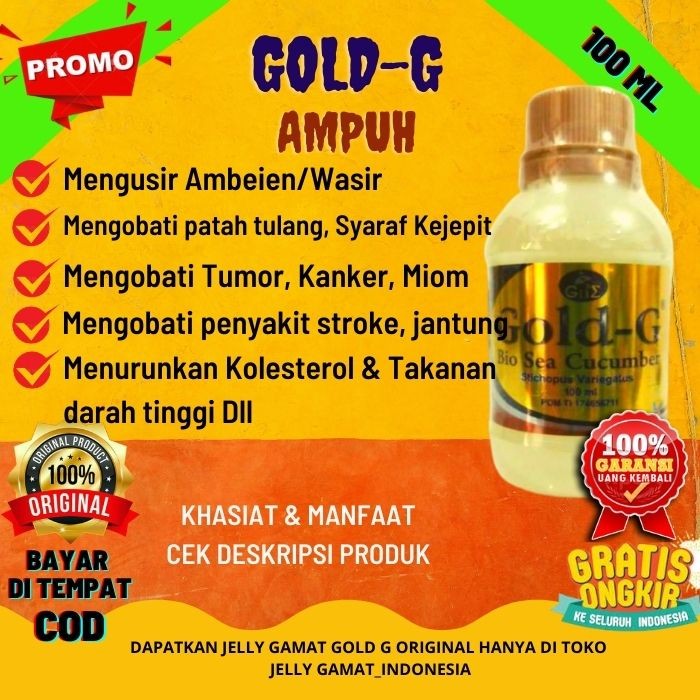 Terlaris Jelly Gamat Gold G Bio Sea Cucumber 100ml Obat Asam Lambung Lazada Indonesia