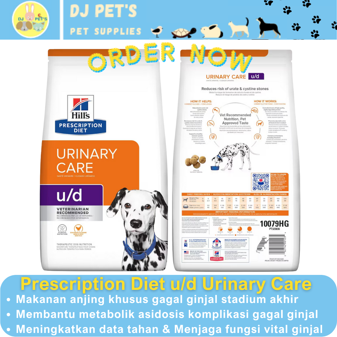 Hill's Science Prescription Diet Dog u/d Urinary Care 3,85 kg