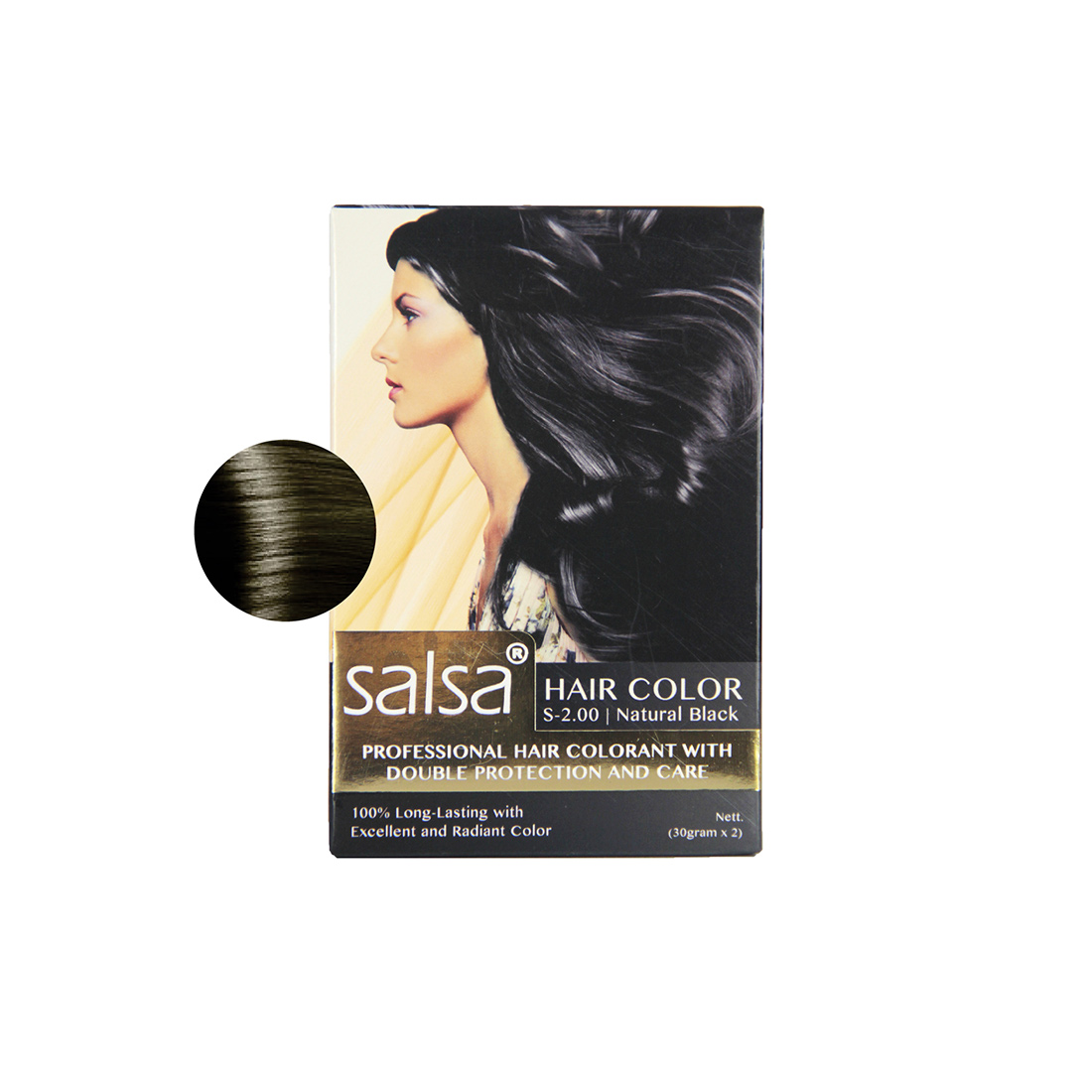 SALSA Hair Color Pewarna rambut dengan double protection melindungi rambut ...