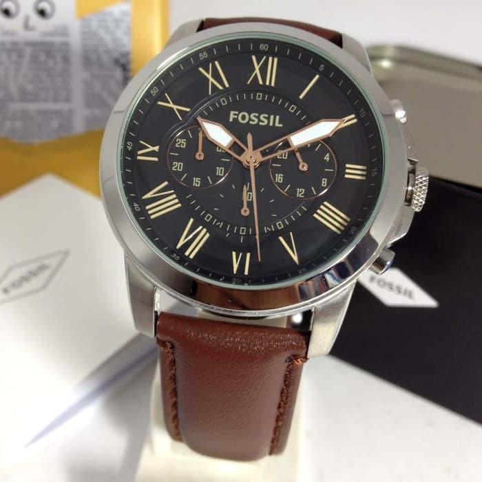 Fossil FS4813 Grant Chronograph Black 