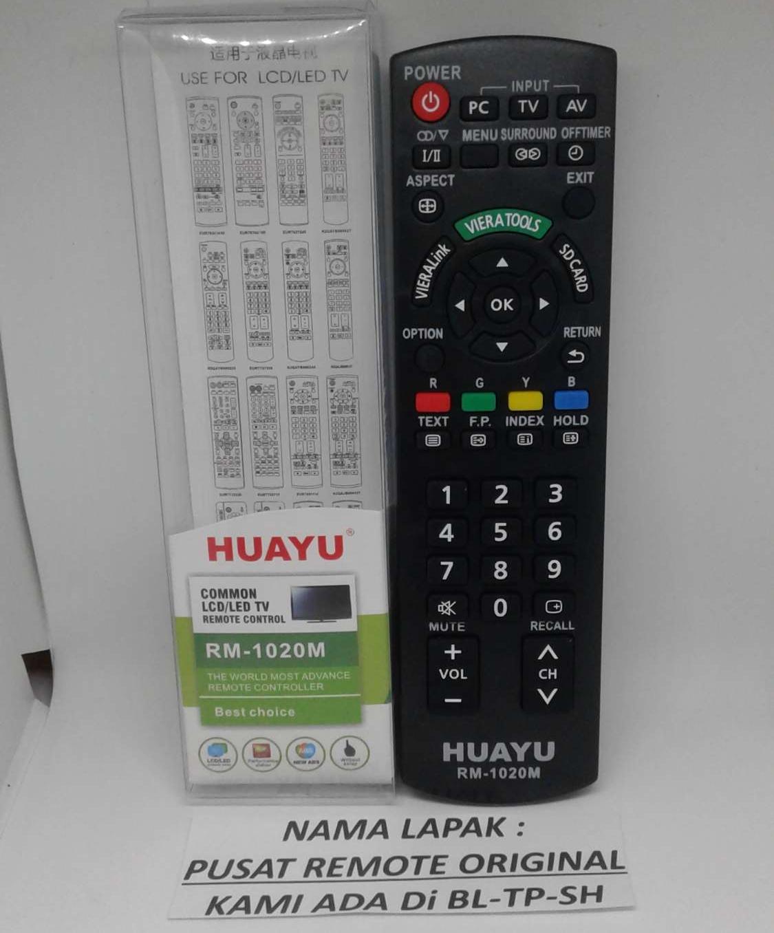 REMOTE REMOT TV PANASONIC LED LCD