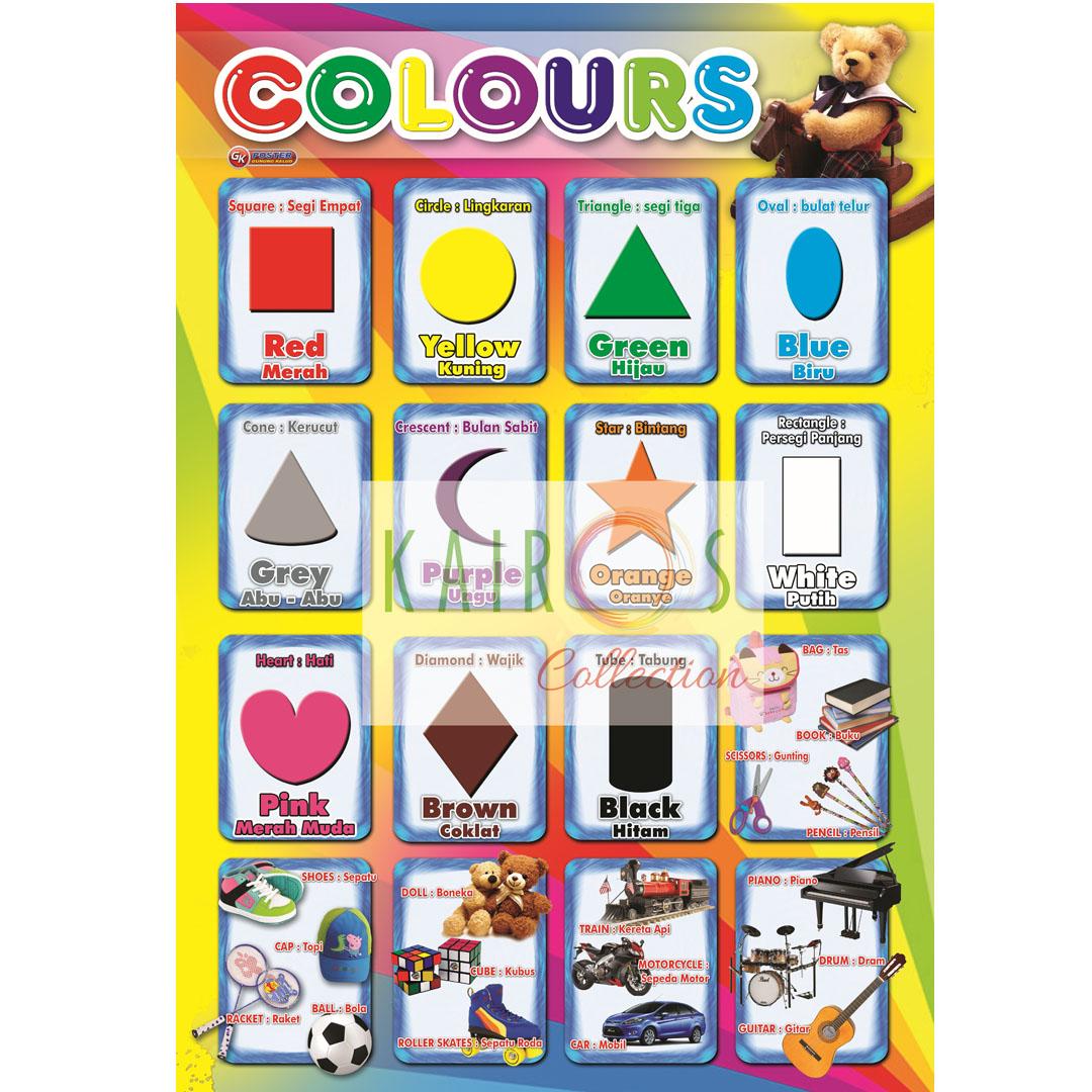 Poster Warna (Colours) | Lazada Indonesia