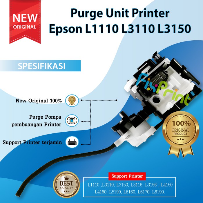 Pompa Assy Unit Epson L1110 L3110 Purge Cleaning Kit Printer L3150 L4150  L4160 L5190 | Lazada Indonesia