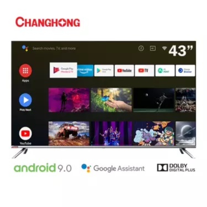 Changhong L43H7 LED TV 43 inch Android TV - KHUSUS JABODETABEK