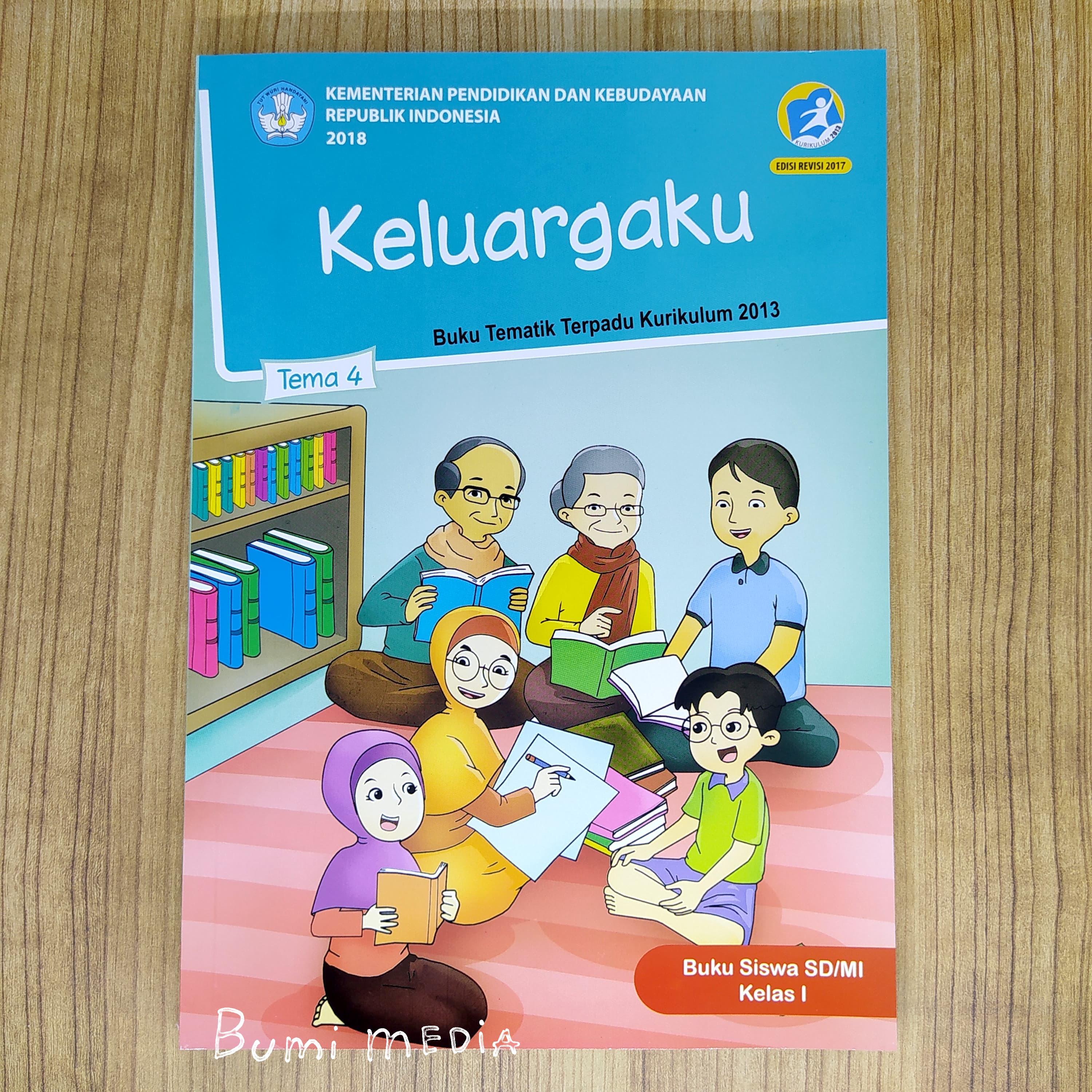 Buku Tematik Kelas 1 Tema 4 Sd Mi Kurikulum 2013 Buku Pelajaran Untuk