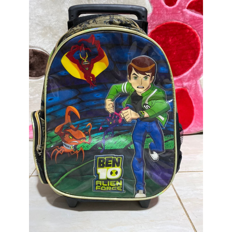 TAS TROLI DORONG ANAK BEN 10 ALIEN FORCE PREMIUM Lazada Indonesia