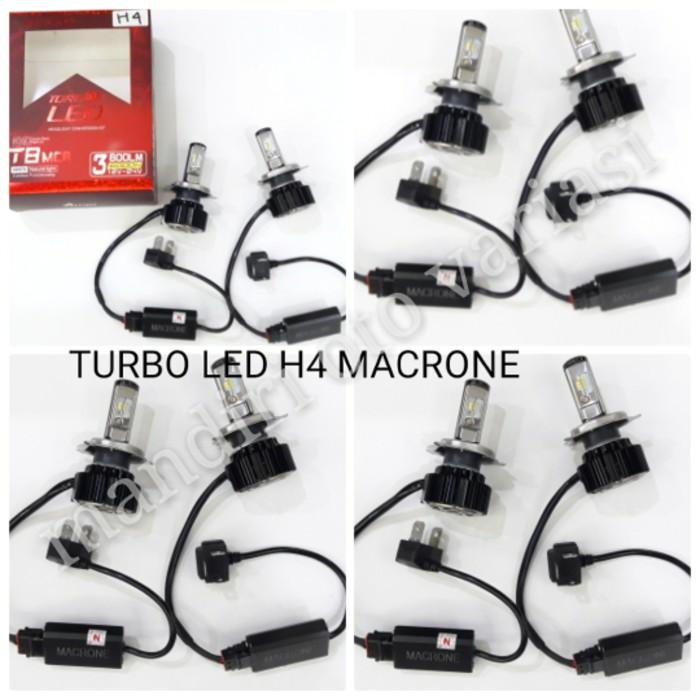lampu hid turbo led H4 macrone T8 mobil all new avanza/veloz/xenia