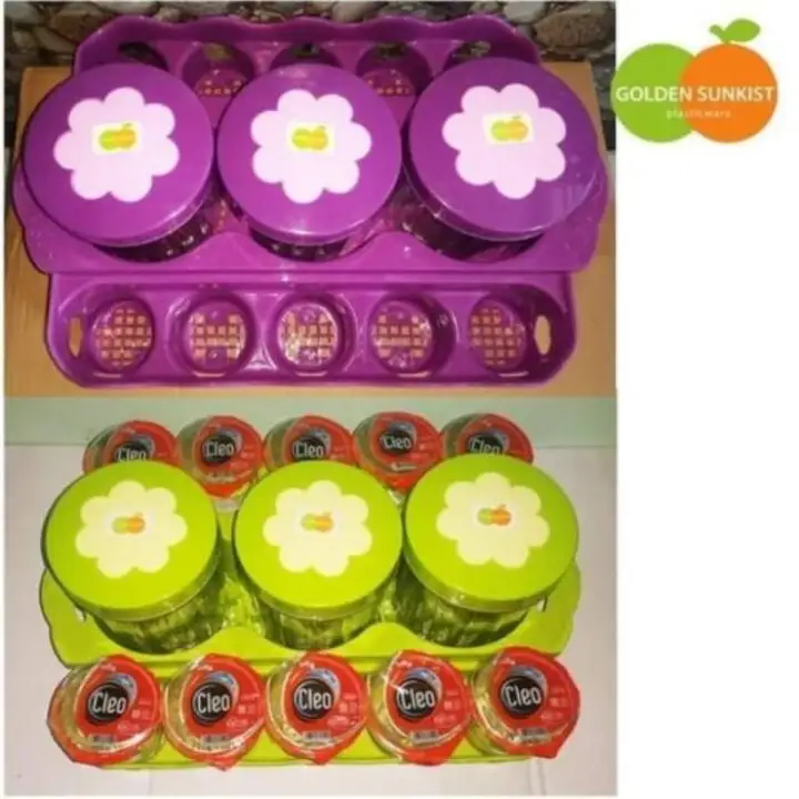 Toples Set Rak Aqua 10 Slot Golden Sunkis Rak Aqua Gelas 3 Toples Sedia Di
