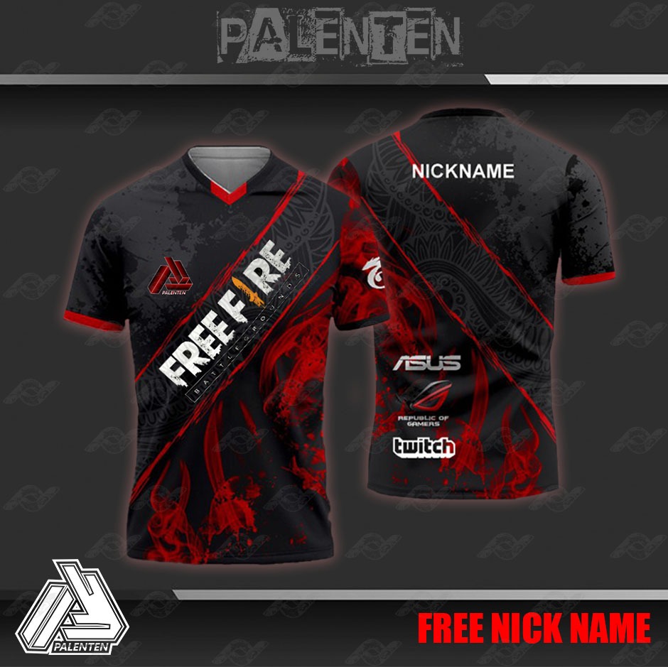 COD] Jersey Gaming FREE FIRE TERBARU TERKEREN 2021 Custom