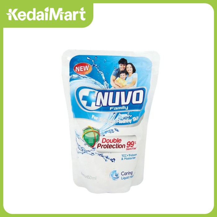 Nuvo Body Wash Liquid Caring Pouch 450 ml Lazada Indonesia