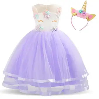 unicorn baby dress