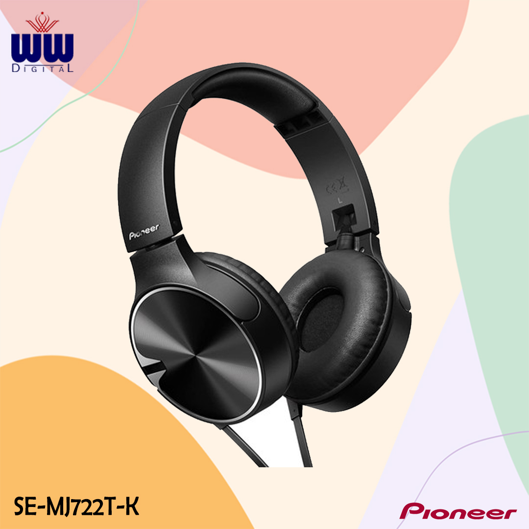 Pioneer Extra Bass Headphone SE-MJ722T Original Headphone Warna