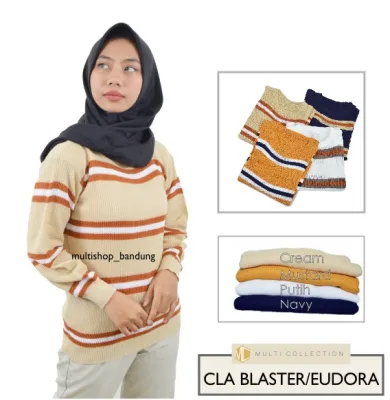 EUDORA SWEATER / CLA BLASTER / Sweater Rajut Wanita / Baju Rajut Wanita / Atasan Rajut